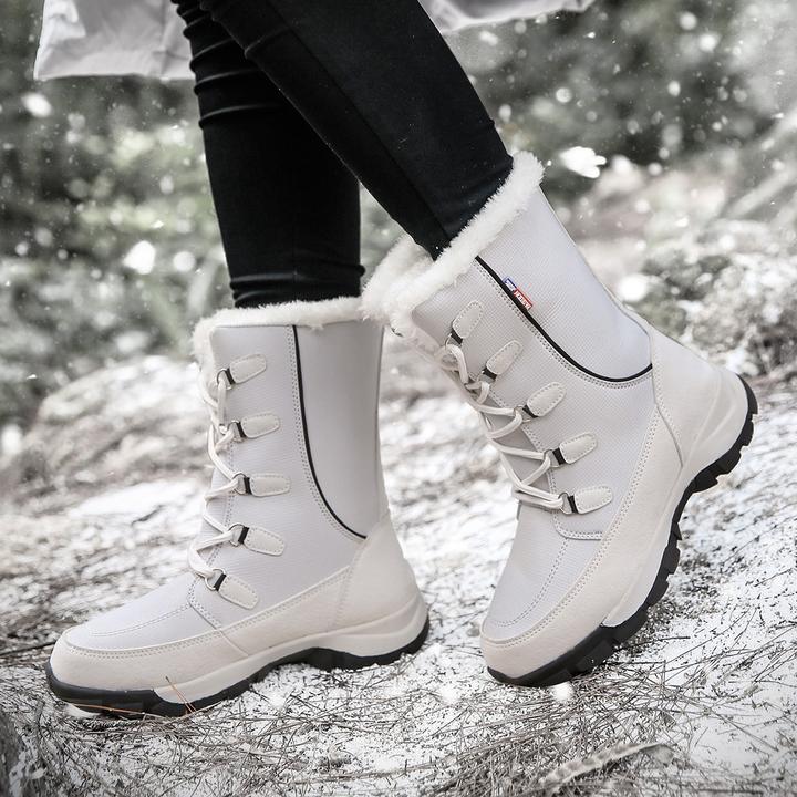 iciConfort © Chaussures d'Hiver pour Femmes XX004: Bottes Antidérapantes d'hiver