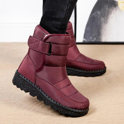 iciConfort © Chaussures d'Hiver pour Femmes XX008: Bottes hautes en Fourrure