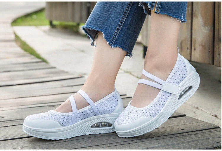 iciConfort © Chaussures pour Femmes XX001: Décontractées, Confortables et Respirantes