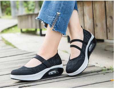 iciConfort © Chaussures pour Femmes XX001: Décontractées, Confortables et Respirantes